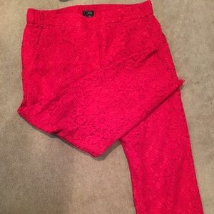 J. Crew Easy Lace Pants. Worn once. Size 12 P